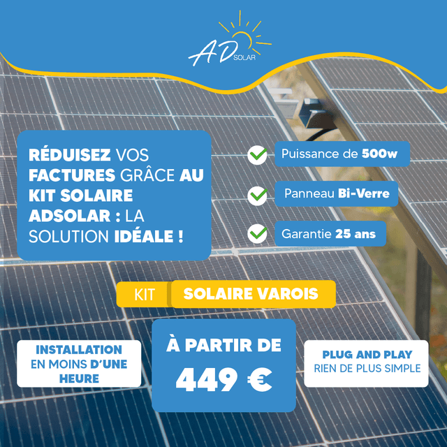 Publicité kit solaire AdSolar par IA